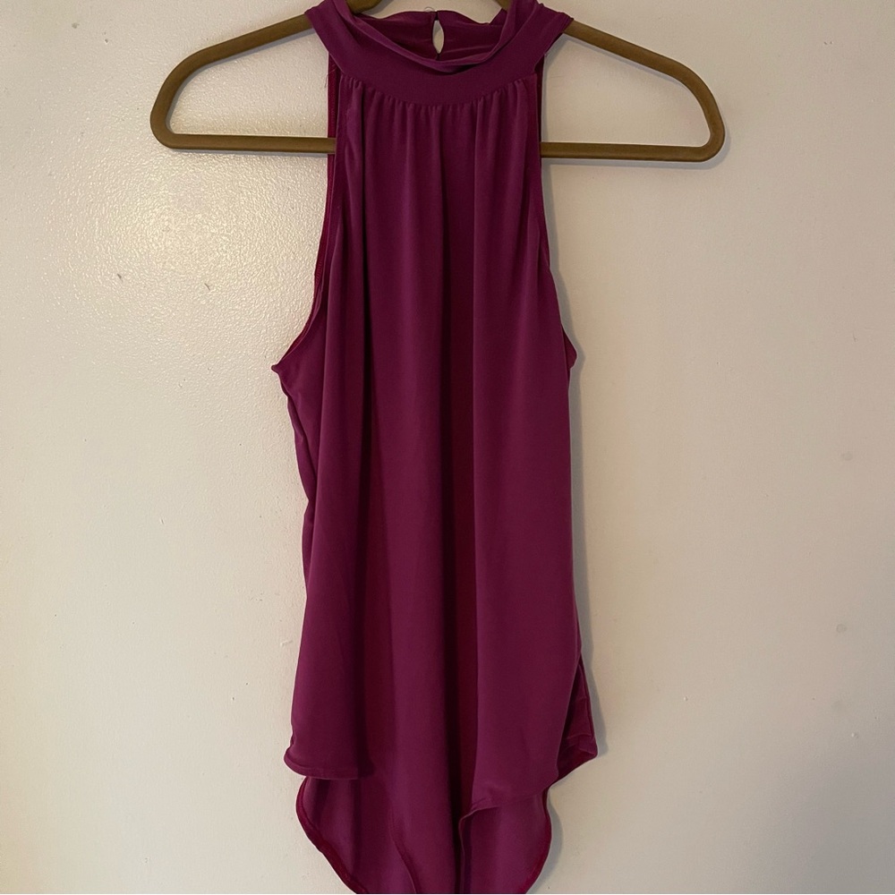 White Birch Purple Bodysuit Size Large